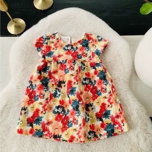 ZARA baby floral dress Sz 18/24 months